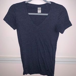 navy blue PINK v-neck